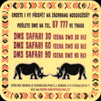 SAFARI PIVOVAR WWW.SAFARIPIVOVAR.CZ Na nosorožce! (PTMP-Č-ab)