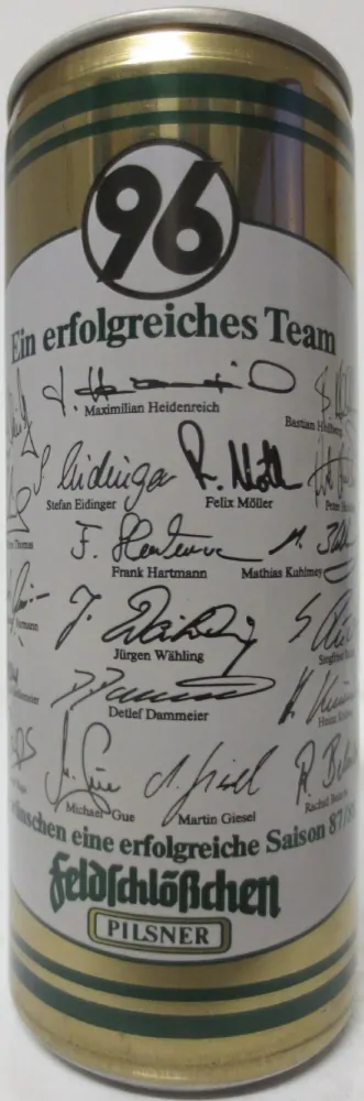 feldschlösschen PILSNER feinherb Gratuliert Hannover 96 (50cl) (B/O) Nr.1