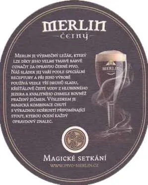 MERLIN ČERNÝ ORIGINAL PREMIUM QUALITY BEER S POUŽITÍM PRAŽENÉHO JEČMENE (PTVP-S-ab) 