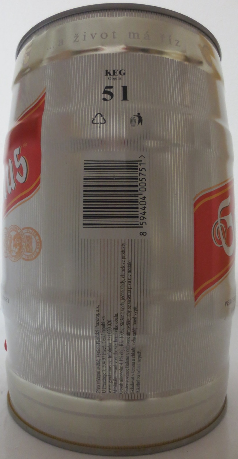 Gambrinus SVĚTLÝ Jan Enge