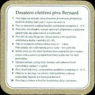 BERNARD VLASTNÍ CESTOU Desatero ošetření piva Bernard (PTVP-Č-ab) 
