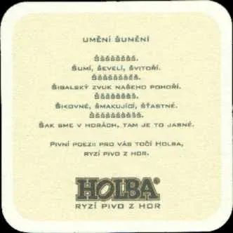 HOLBA RYZÍ PIVO Z HOR UMĚNÍ ŠUMĚNÍ (PTVP-Č-ab) 