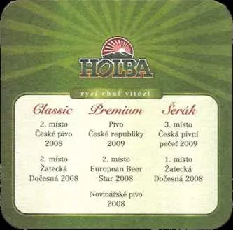 HOLBA RYZÍ PIVO Z HOR Classic Premium Šerák (zelený) (PTVP-Č-ab)