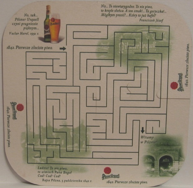 Pilsner Urquell 1842.Pierwsze zlociste piwo (PTEX-S-ab) (puzzle 4ks)