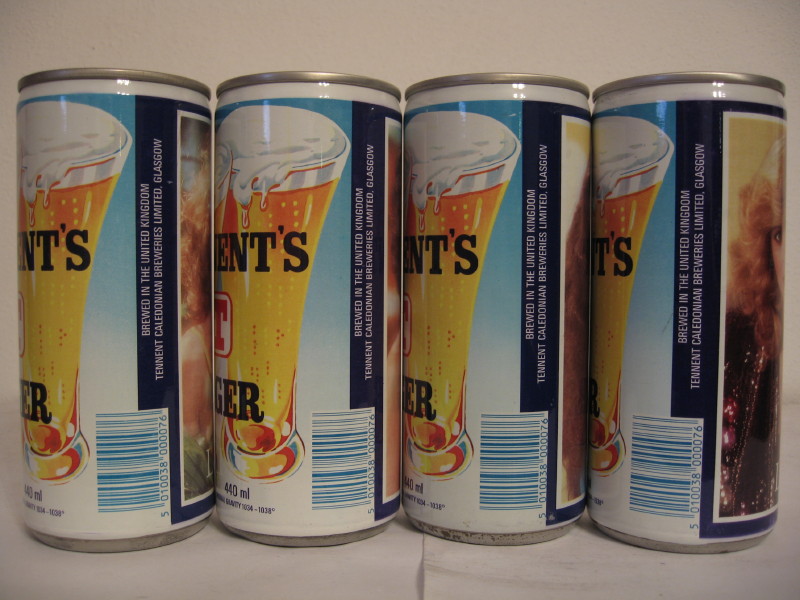 TENNENTS LAGER girls complete set from SCOTLAND (44cl)