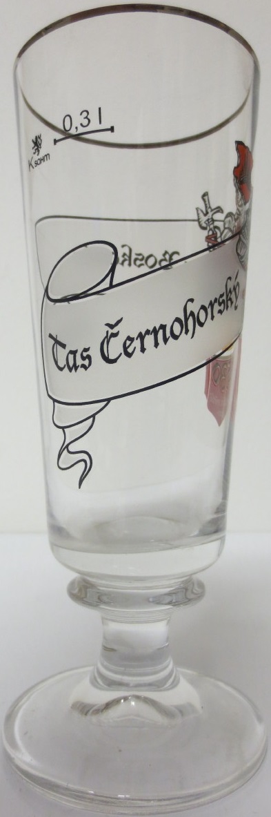 ČERNÁ HORA 1530 Speciální světlé pivo Tas Černohorský z Boskovic (0,3L) stopka