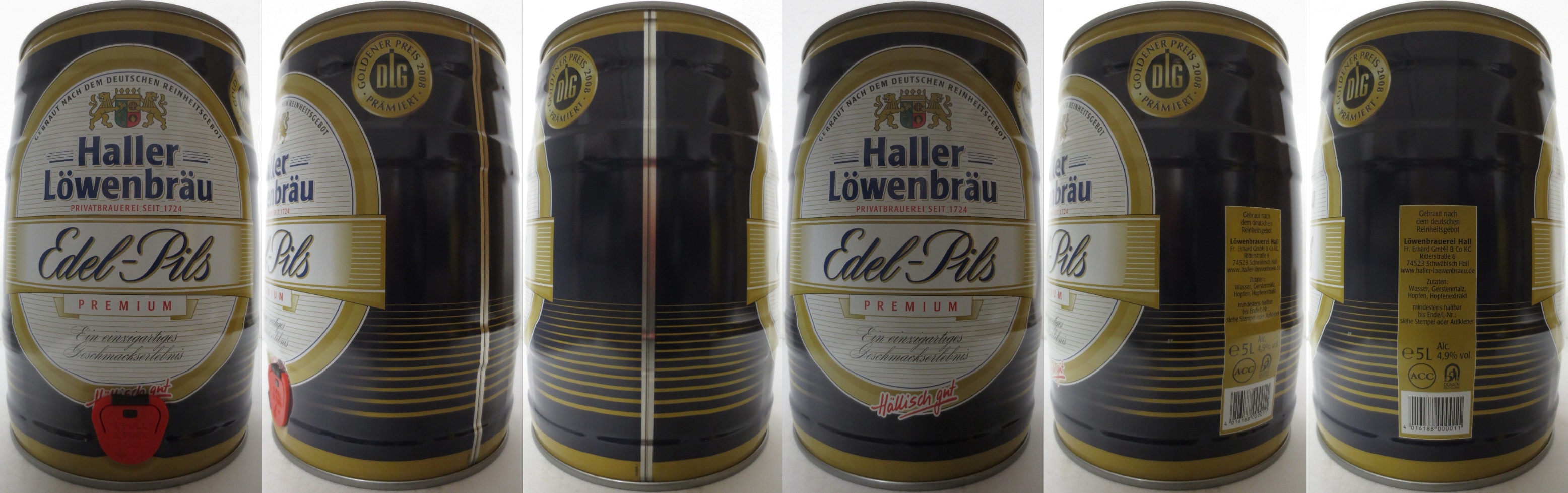Haller Löwenbräu Edel-Pils PREMIUM (5L) Nr.1 