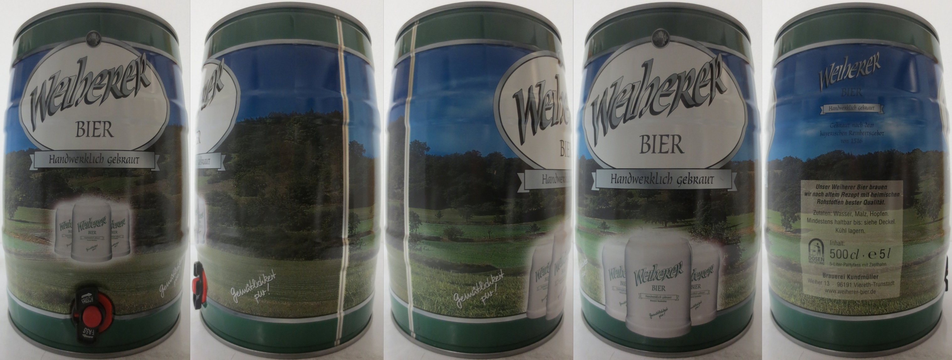 Weiherer BIER fränkische Brautradition (5L) Nr.2