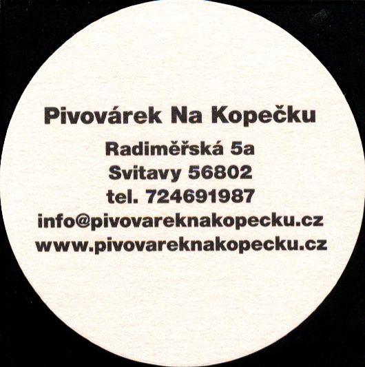 SVITAVSKÝ PIVOVÁREK Na Kopečku (PTMP-Km-ab)