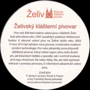 Želivské klášterní pivo (PTMP-K-ab)