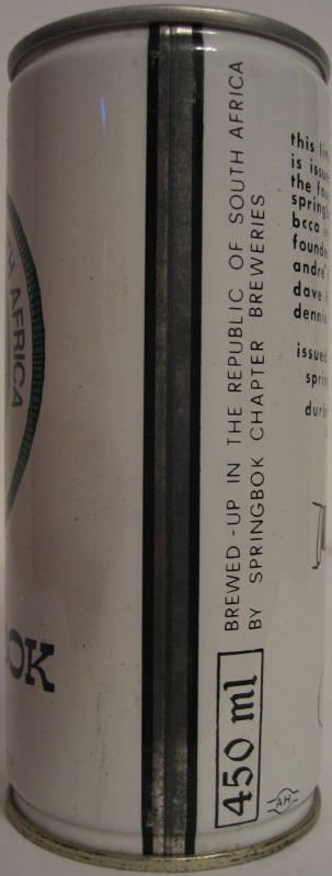 SPRINGBOK BEER (45cl) (T/O) (CS) Nr.1 