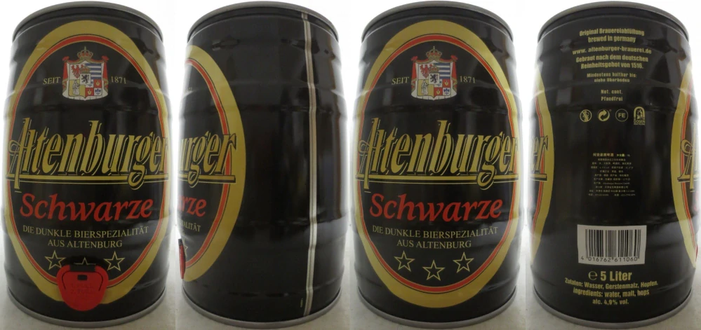 Altenburger Schwarze DIE DUNKLE BIERSPEZIALITÄT AUS ALTENBURG (5L) Nr.1 