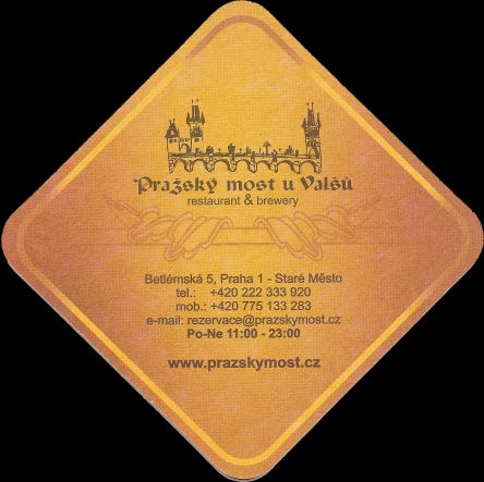 Pražský most premium czech beer (PTMP-Č-ab)