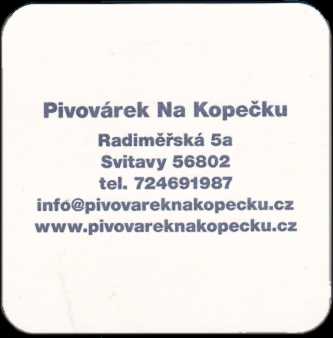 SVITAVSKÝ PIVOVÁREK Na Kopečku (zlatá varna) (PTMP-Č-ab) 