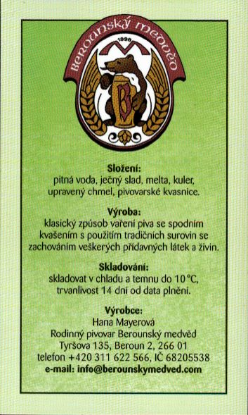 13° Velikonoční Brtník TMAVÝ LEŽÁK (1,5L) (Beroun) (S)