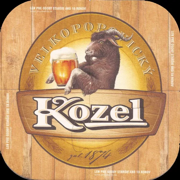 VELKOPOPOVICKÝ Kozel zal. 1874 (PTEX-S-ab) (puzzle 4ks)