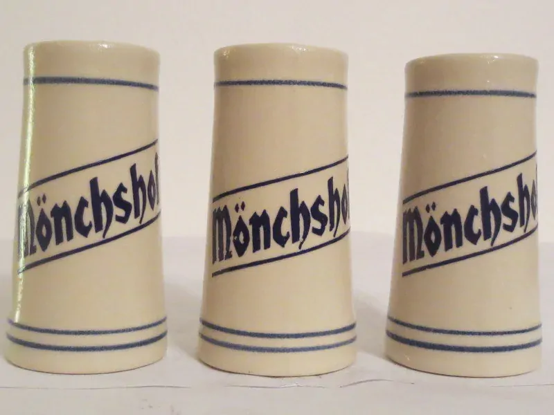 Mönchshof 3 keramické minikorbely (0,5cl)