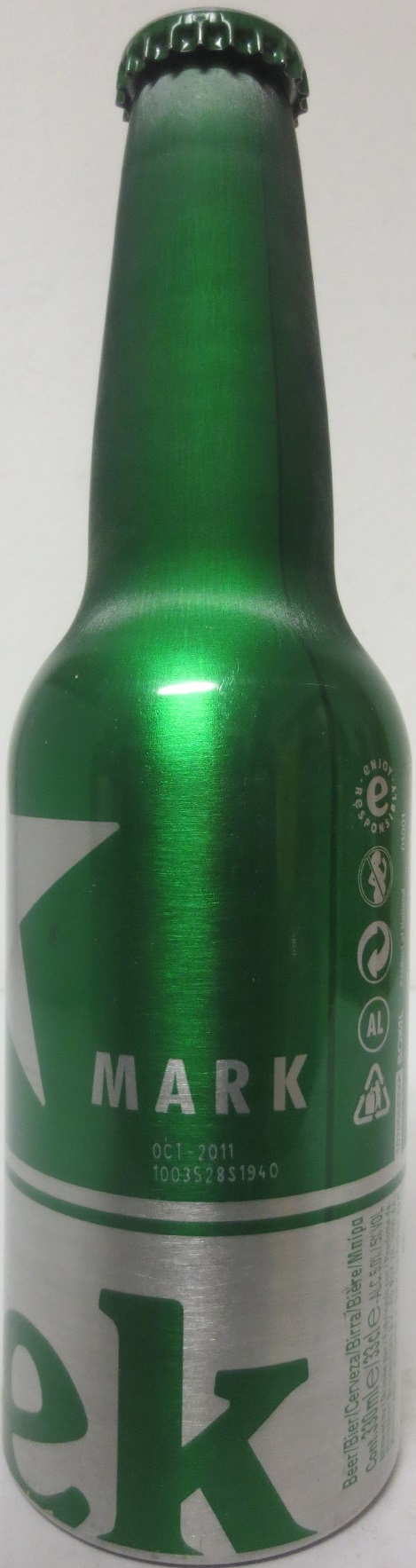 Heineken TRADE MARK (33cl) export for TAIWAN 