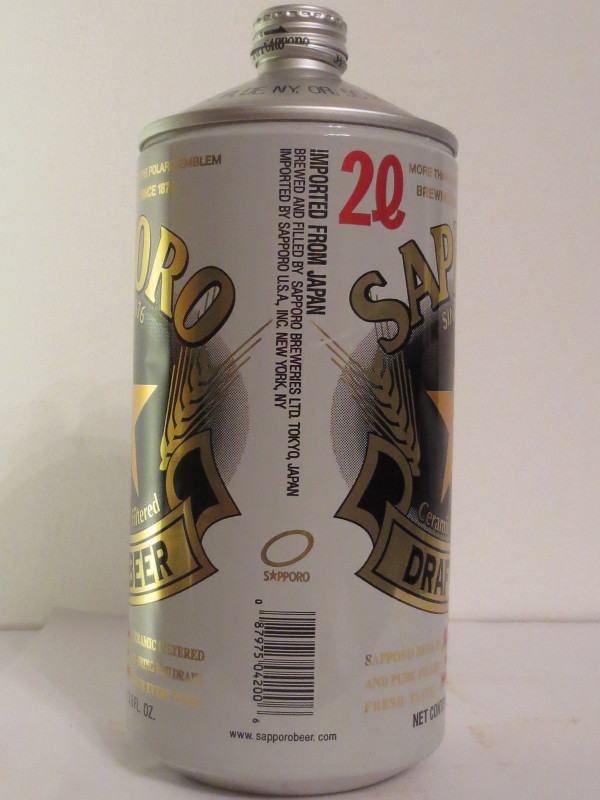 SAPPORO DRAFT BEER (200cl)