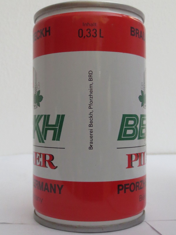 BECKH PILSNER (CS) (33cl) (B/O) Nr.1