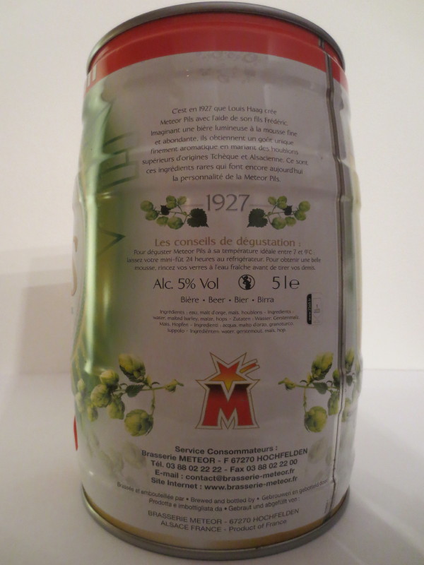 METEOR PILS a la Heur de Houblon (5L) Nr.1