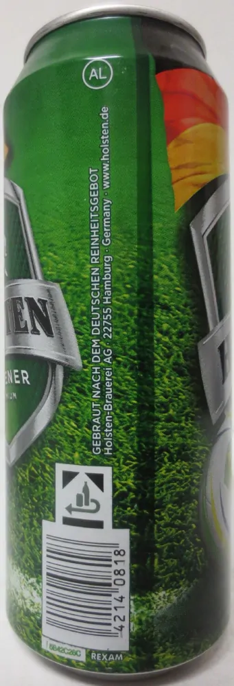HOLSTEN PILSNER PREMIUM (football) (50cl) (B/O) Nr.1 
