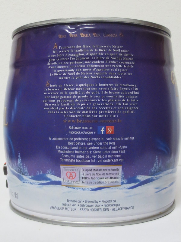 METEOR BIÉRE DE NÖEL