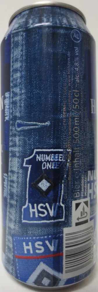 HOLSTEN PILSNER PREMIUM EINMAL HSV. IMMER HSV. (50cl) (B/O) Nr.1 