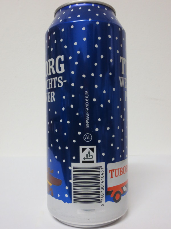 TUBORG WEIHNACHTS-PILSENER (AL) (100cl) (B/O) 