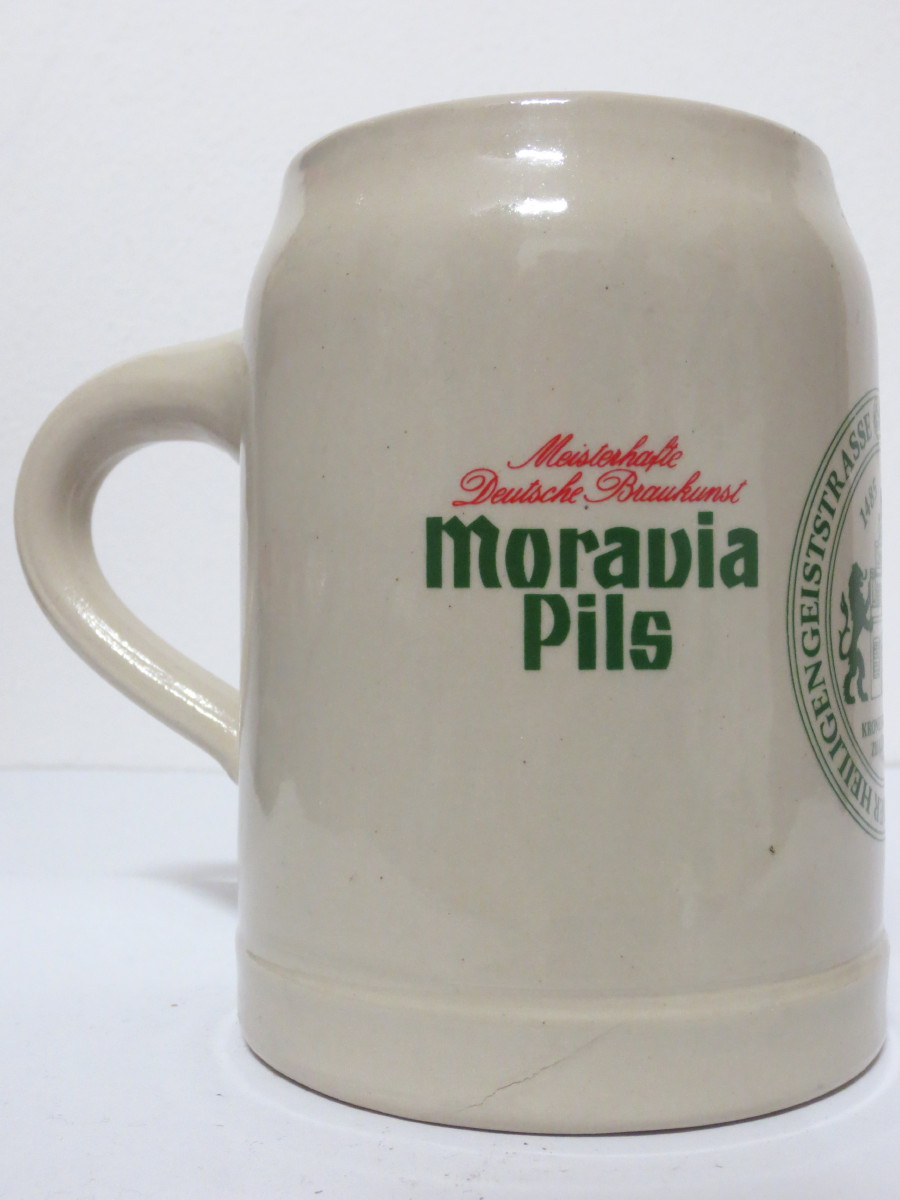 Moravia Pils Holsten-8.Tauschbörse 15.Juni 1985 Lüneburg (0,5L) keramický korbel