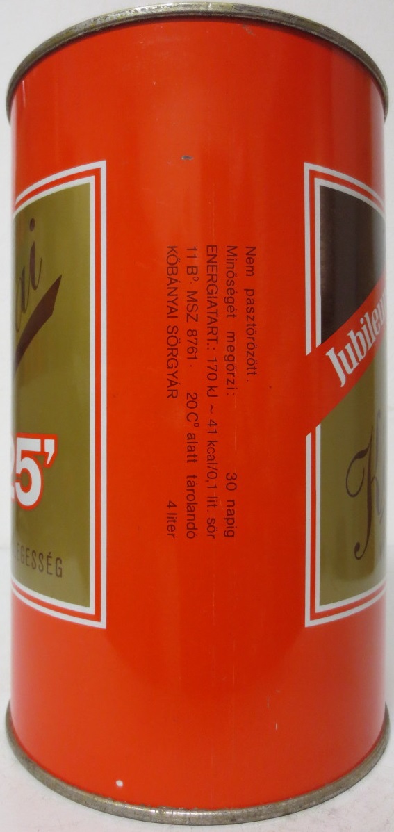 Köbányai 12 VILÁGOS SÖRKÜLÖN LEGESSÉG (4L) (SS) Nr.1