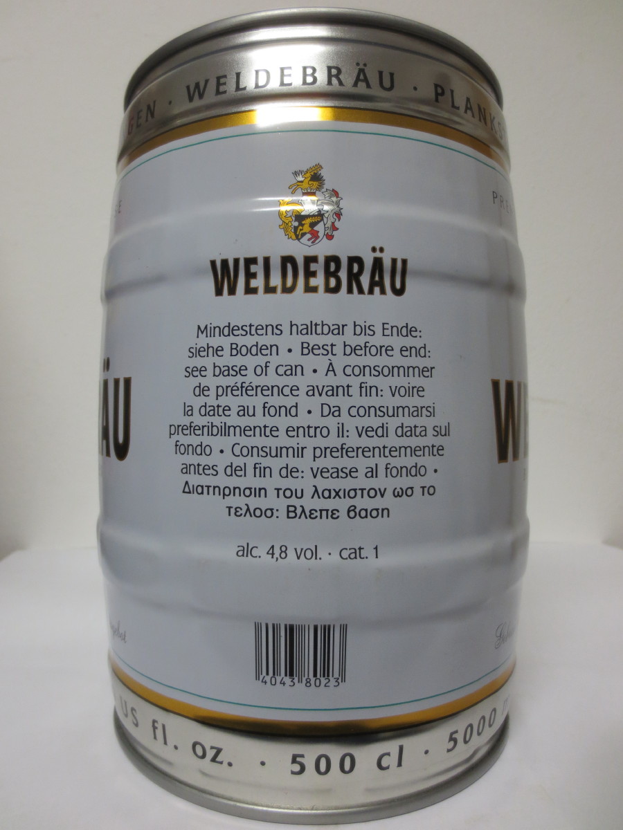 WELDENBRÄU BIERSPEZIALITÄTEN Herren Pils 
