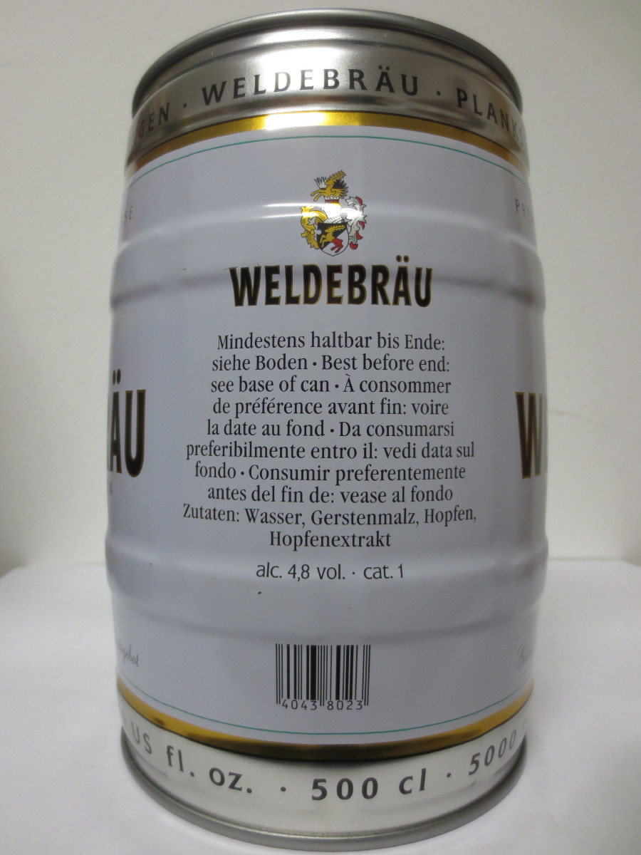 WELDENBRÄU BIERSPEZIALITÄTEN No.1 PREMIUM Pils
