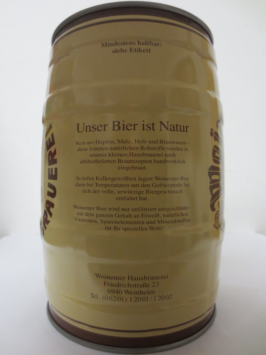Woinemer HAUSBRAUEREI Weinheim 