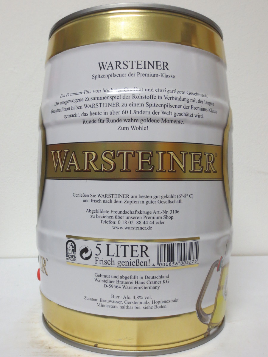 Warsteiner PREMIUM VERUM DAS EINZIG WARE WARSTEINER