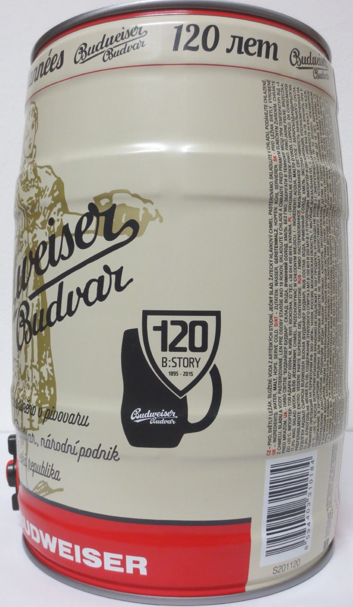 Budweiser Budvar 120 let 