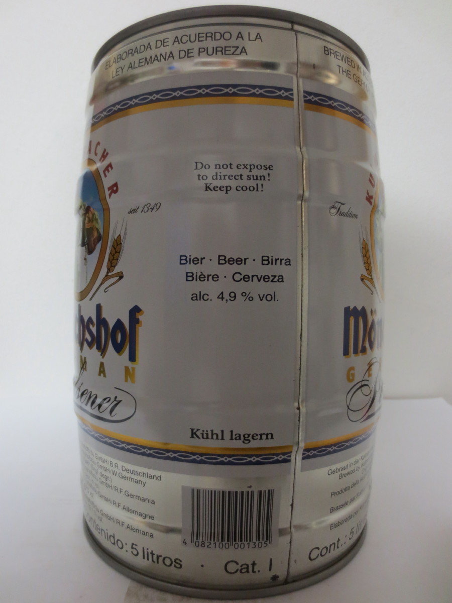 KULMBACHER Mönchshof GERMAN PILSENER