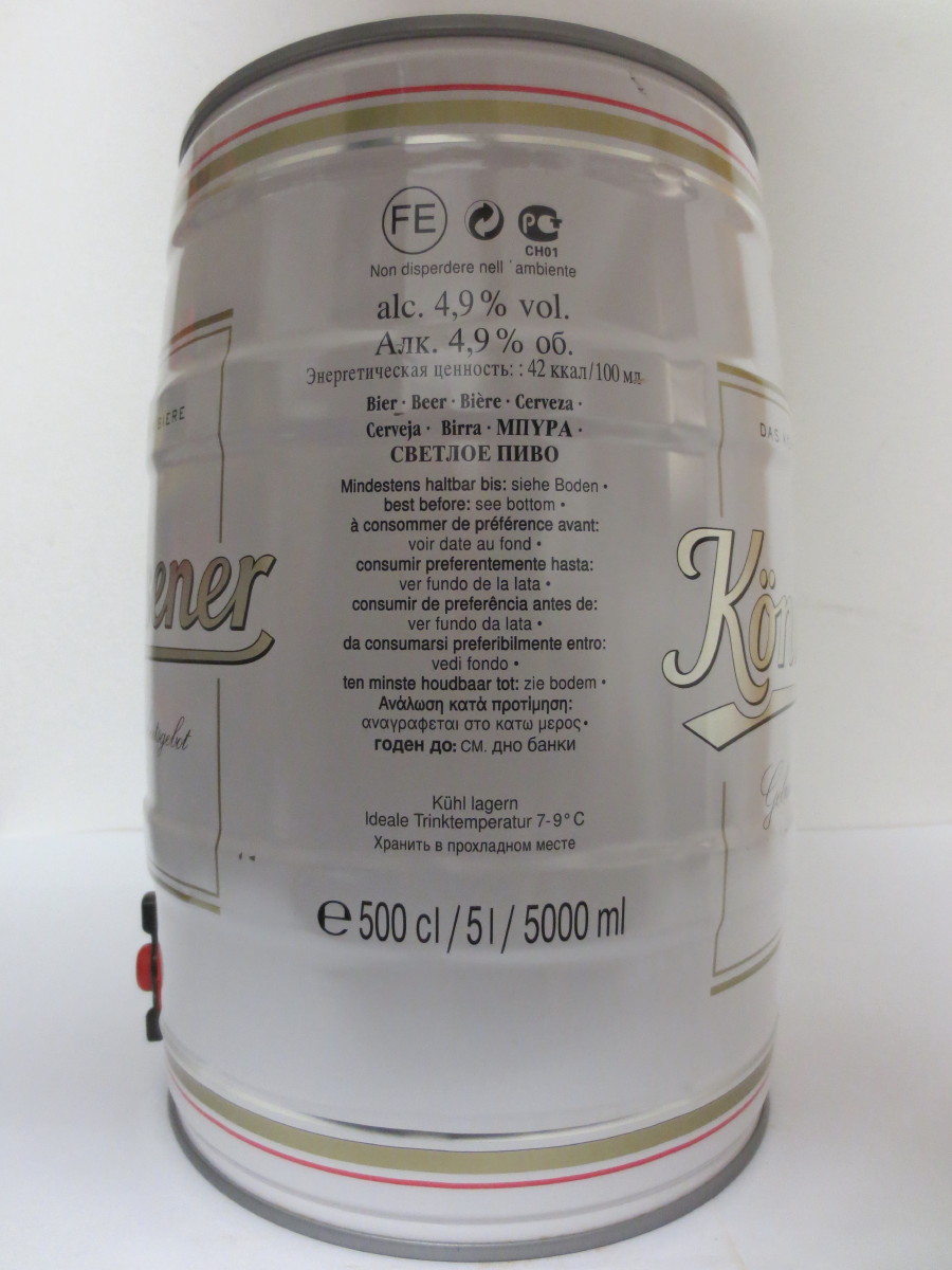 König Pilsener Gebraut nach dem Reinheitsgebot von 1516