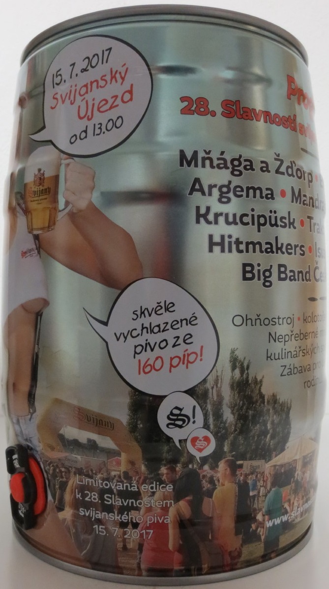 Svijany SVIJANSKÝ MÁZ 28. SLAVNOSTI SVIJANSKÉHO PIVA (5L) č.1