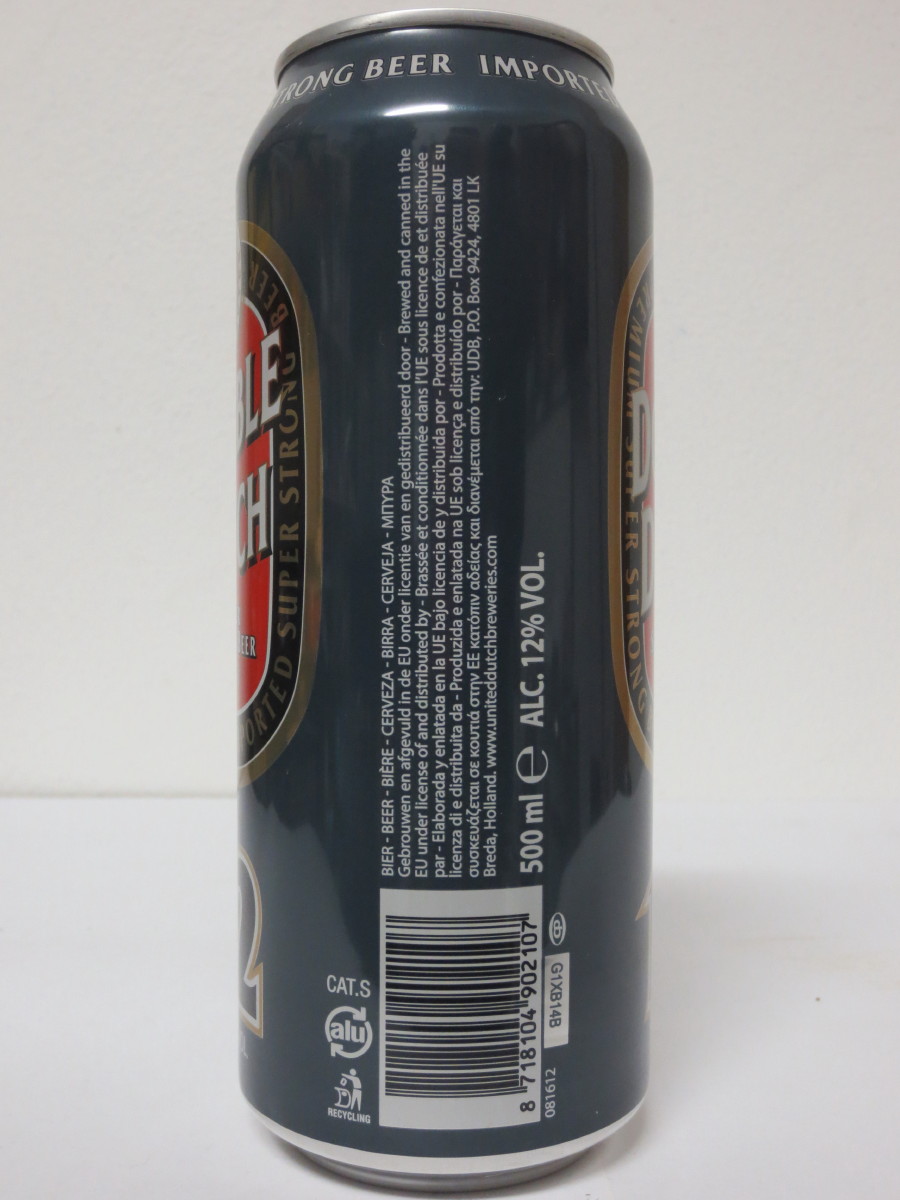 DOUBLE DUTCH SUPER STRONG BEER 12 (50cl) (B/O)