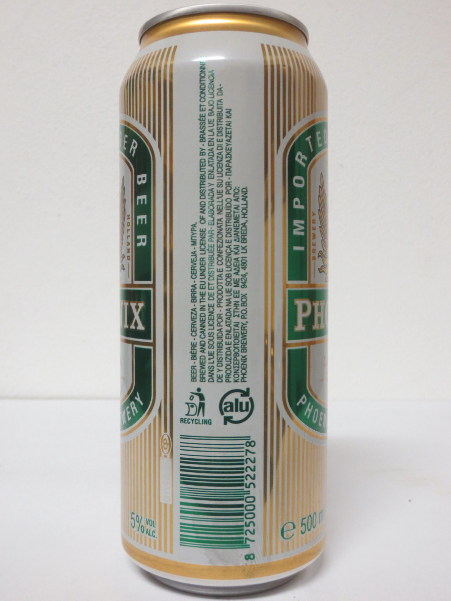 PHOENIX LAGER BEER (50cl) (B/O)