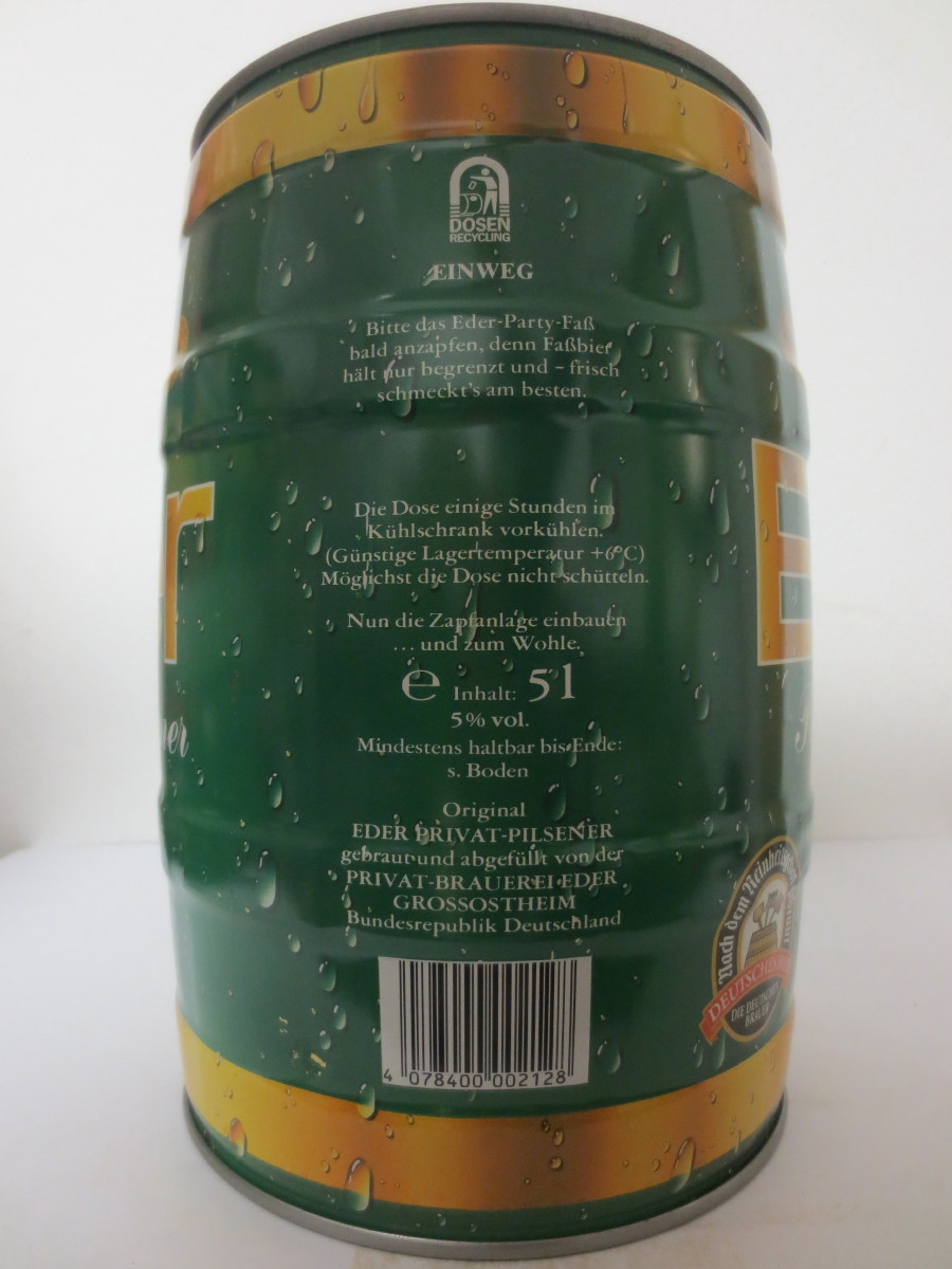 Eder Privat-Pilsener Feinherb 