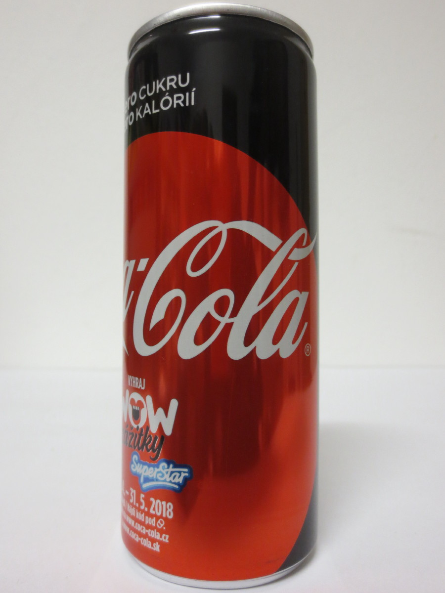 Coca Cola ZERO VYHRAJ WOW zážitky Super Star 1.4.-31.5.2018 from CZECH REPUBLIC (25cl) (B/O) 