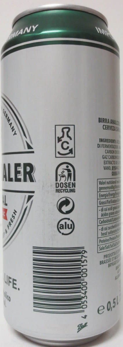 CLAUSTHALER ORIGINAL NON-ALCOHOLIC (50cl)