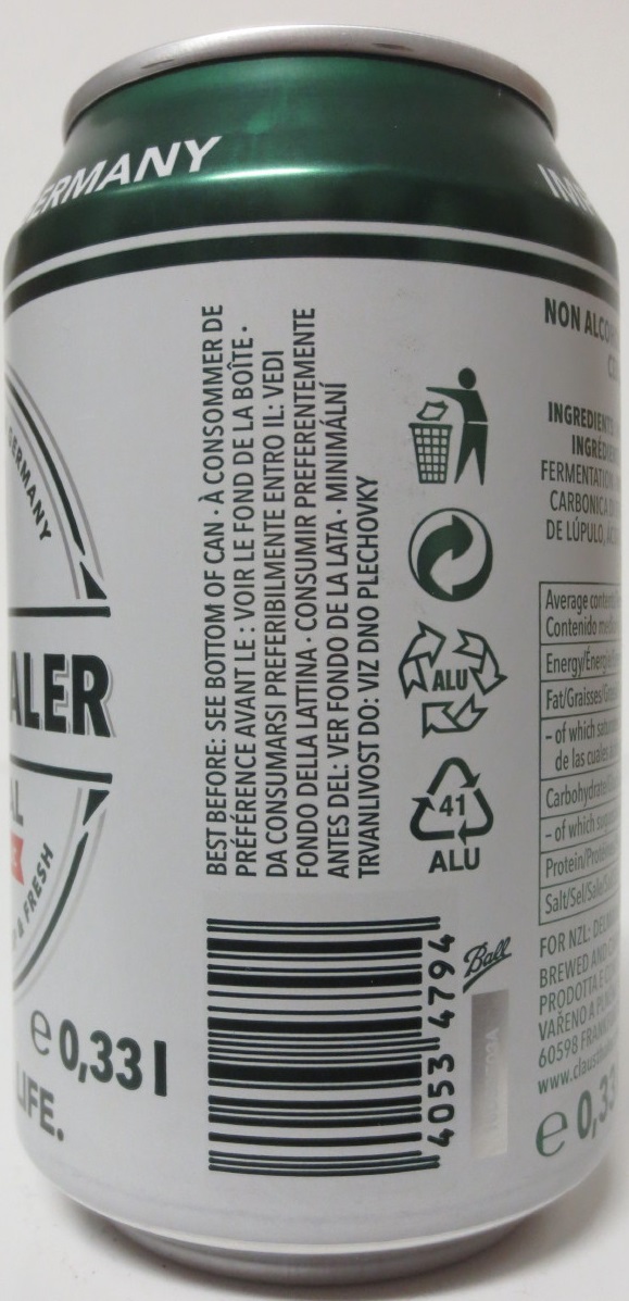 CLAUSTHALER ORIGINAL NON-ALCOHOLIC (33cl)