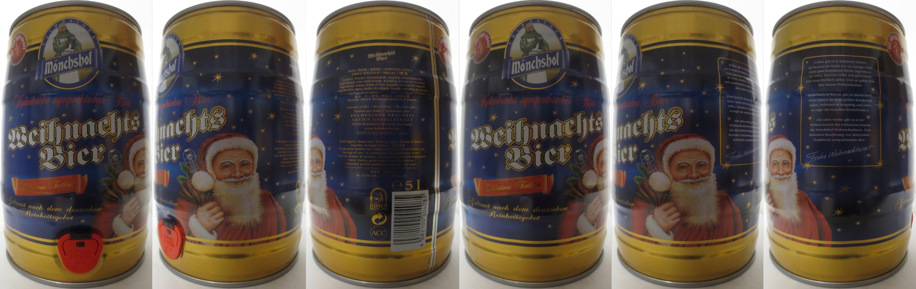 Mönchshof Weihnachts Bier (5L) Nr.2 
