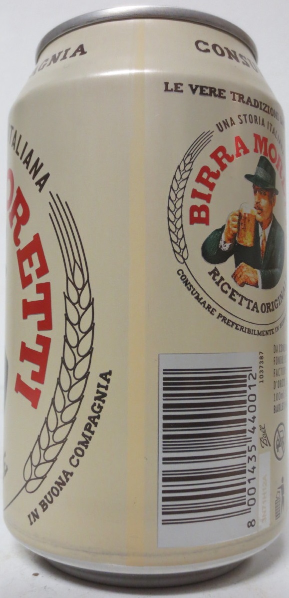 BIRRA MORETTI from Italy (33cl) (B/O) Nr.1
