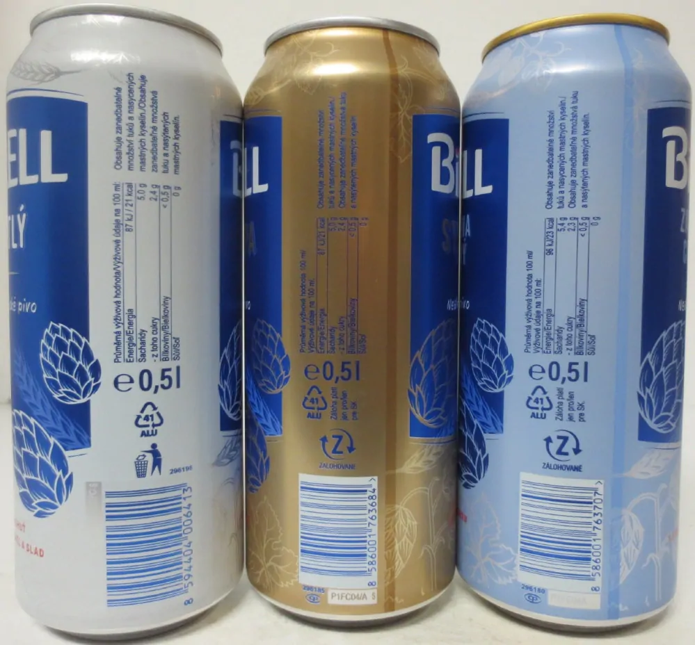 BIRELL serie 3 cans from Czech Republic 2024 (50cl) 