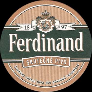 Ferdináda Ferdinand SKUTEČNÉ PIVO Tradiční vaření piva dle původní receptury (hnědý) (PTVP-K-ab) 