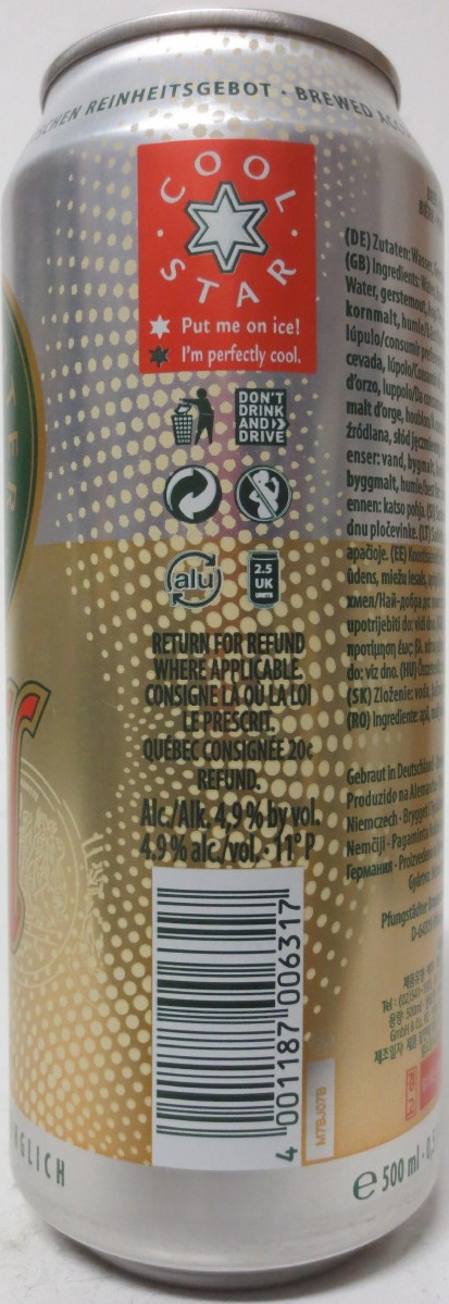 PFUNGSTÄDTER Hell (50cl)